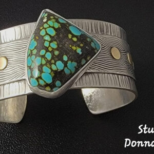 Dotted Turquoise Cuff